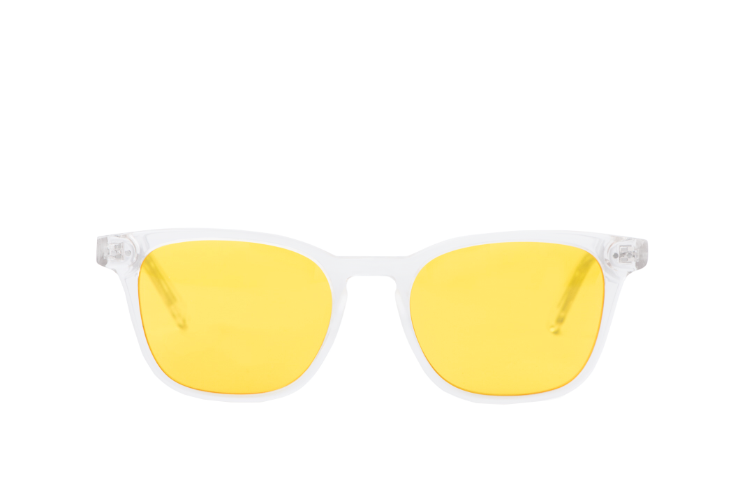 Crystal Light Sensitivity Glasses Readers Front View