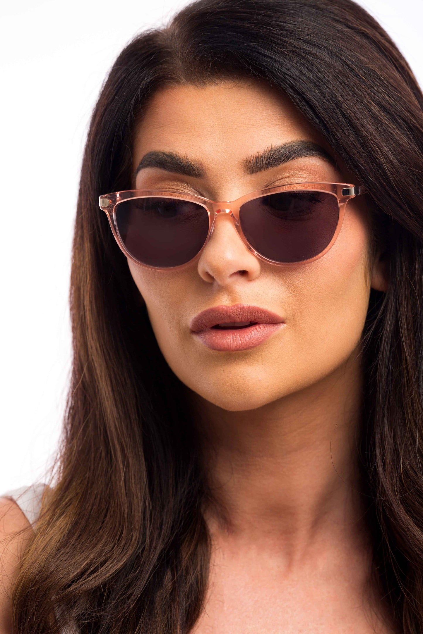 Woman Wearing Melissa Sunglasses Readers (Grey)