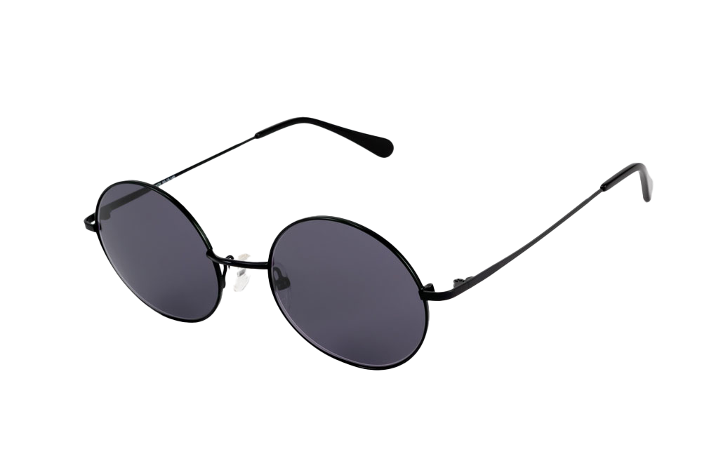 Lennon Sunglasses (Grey) Angled View