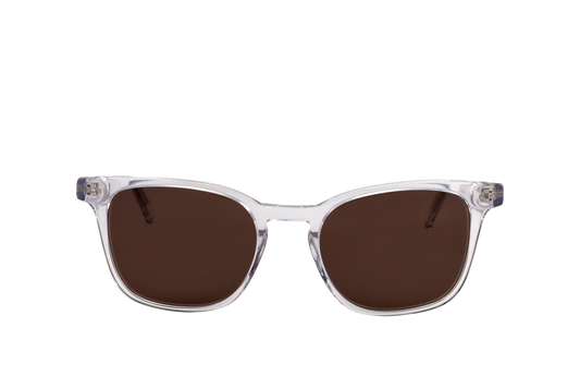 Crystal Sunglasses Readers (Brown) Front View