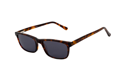 Tortoise Shell Sunglasses Prescription (Grey) Angled View