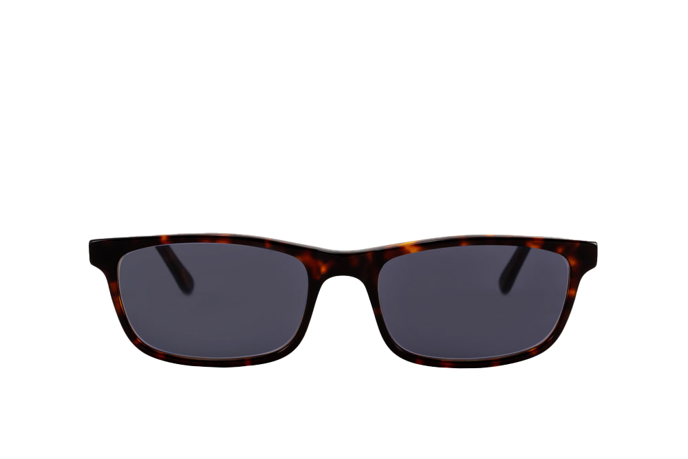 Tortoise Shell Sunglasses Prescription (Grey) Front View