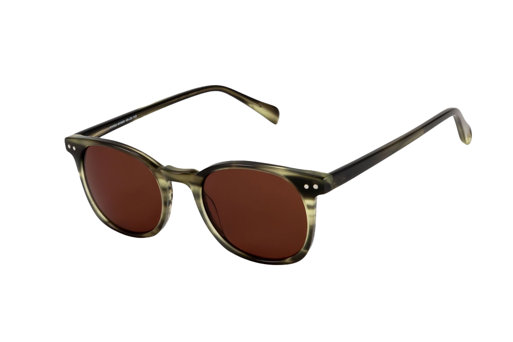 Arrow Sunglasses Readers (Brown) Angled View