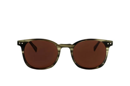 Arrow Sunglasses Readers (Brown) Front View