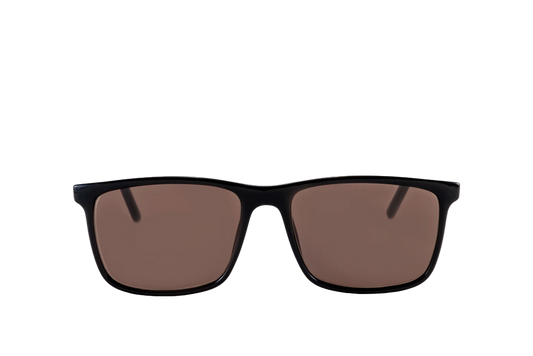 Brooklyn Sunglasses Readers (Brown) Front View