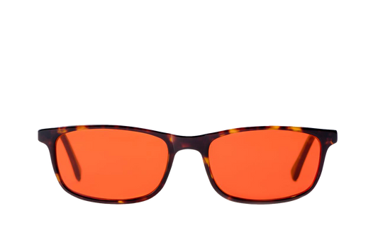 Tortoise Shell Blue Light Blocking Glasses Prescription Front View