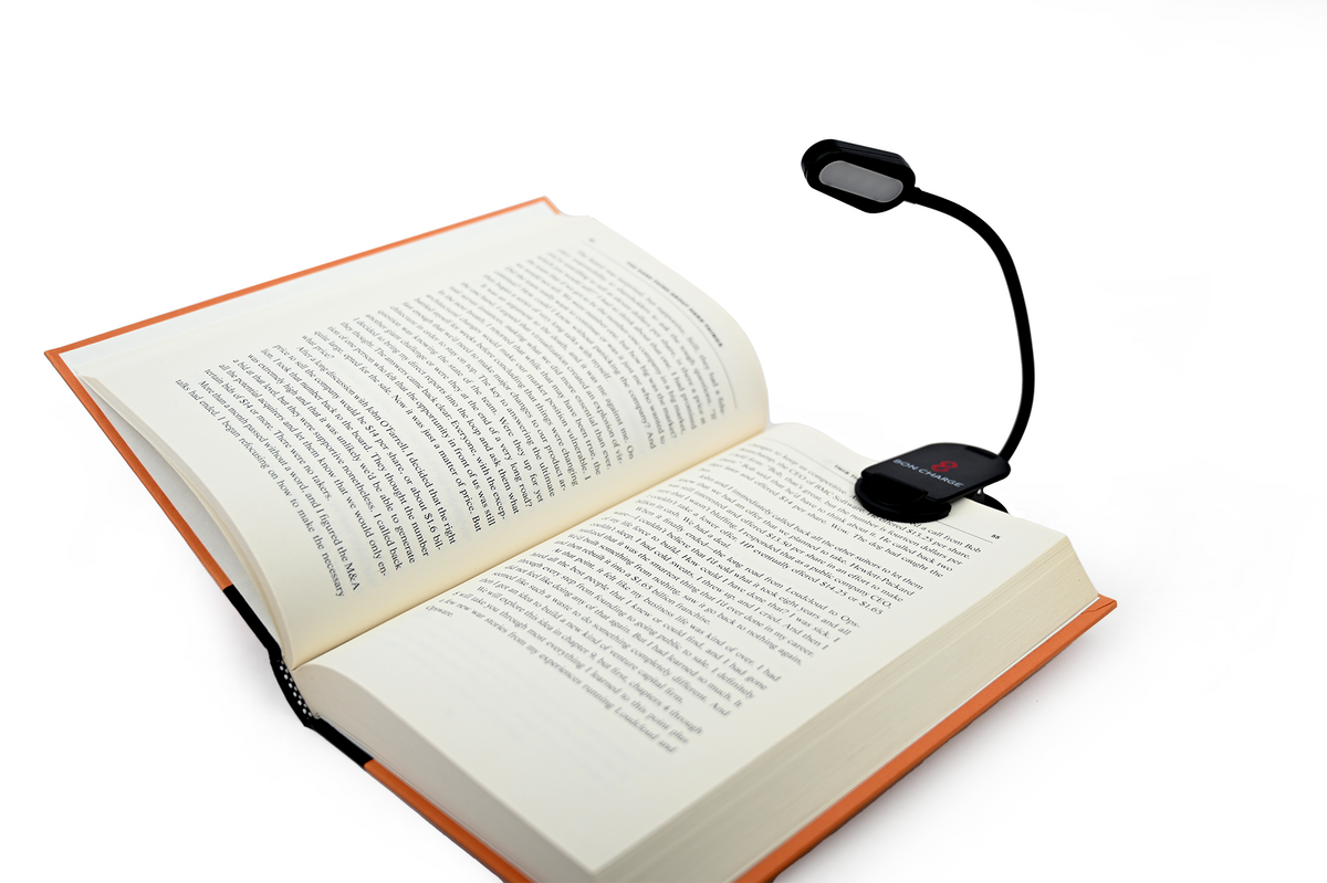 Use Clip Light for evening reading